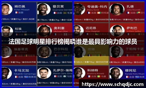 法国足球明星排行榜揭晓谁是最具影响力的球员